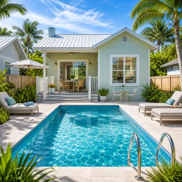 Affordable Florida Home with Private Pool and Patio Affordable Single-story Florida home with a private pool and patio area